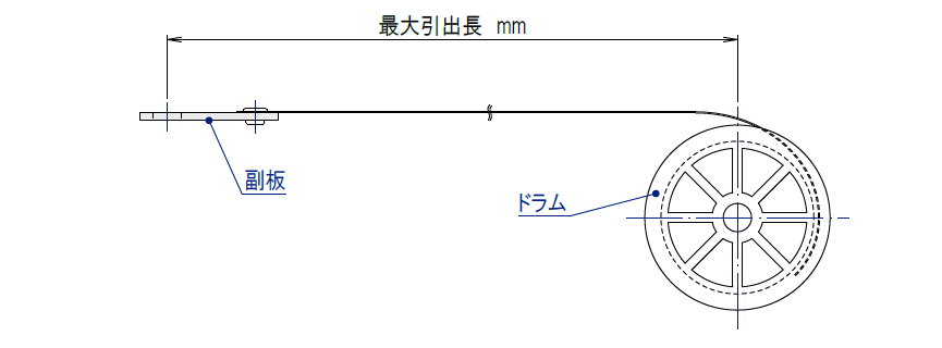 定荷重ばねCR型 仕様図